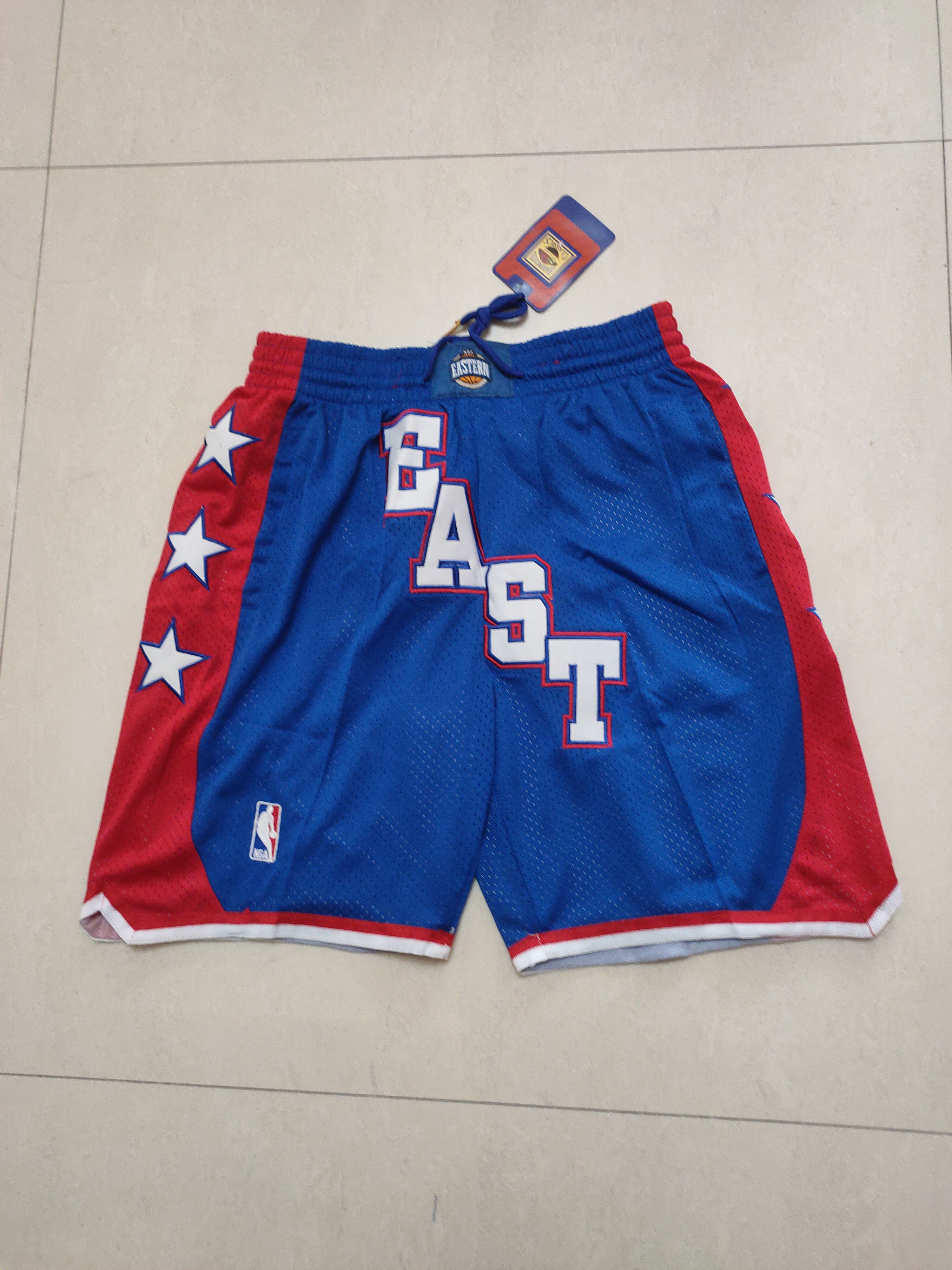 Men NBA All Stars Blue Shorts 202302184